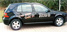 Beschriftung VW Golf IV (Autohaus&nbsp;Wolter,&nbsp;Uelzen)