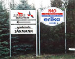 Hinweisschilder Bade/Sarmann/Erika,&nbsp;Bad&nbsp;Bevensen